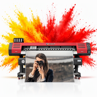Printer Stiker Vinyl Kualitas Terbaik Roll to Roll dengan Mesin Cutting Plotter 0.7m 1.3m untuk Usaha Kecil Printer Eco Solvent