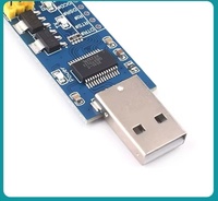 Placa Adaptadora USB a TTL FT232RL, Convertidor de Nivel de 5V 3.3V 2.5V 1.8V, Cable de Descarga para Programación y Depuración