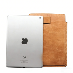 Étui de protection en cuir véritable pleine fleur à insertion directe pour <span class=keywords><strong>iPad</strong></span> <span class=keywords><strong>Air</strong></span> <span class=keywords><strong>3</strong></span> avec doublure premium durable pour une protection parfaite - Product Image 4