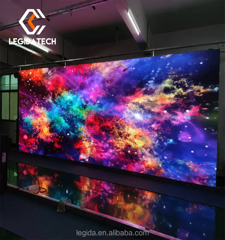 Pantalla led de pared para cabina de dj, nuevo diseño de armario, fácil mantenimiento, pantalla de vídeo led, P4.81