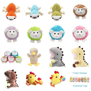Toptan paketi Pet interaktif köpekler noel oyuncak seti Pet kedi köpek çiğnemek halat gıcırtılı oyuncak dayanıklı köpek peluş ve Oxford naylon oyuncaklar - Product Image 2