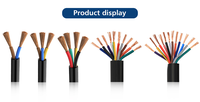 Cable de Alimentación para Uso Doméstico RVV, Flexible, Aislado con PVC, Núcleo de Cobre, Conductores Trenzados de 0.2mm-1.5mm, 2-6 mm², 100m de Longitud, OEM/SZADP