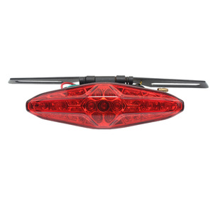 Fanale posteriore a LED ad alte prestazioni per freno moto <span class=keywords><strong>Faro</strong></span> luce stop stop parti di immatricolazione posteriore - Product Image 1