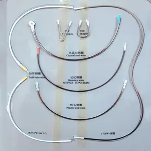 Customized Various Types Ladies Underwear Accessories Underwire Metal Bra Wire Bra Clip 2400 Pairs as Picture Accepted