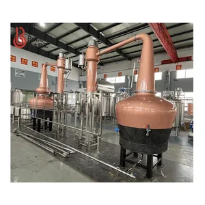 Boben 650L chauffage à la vapeur pot en cuivre équipement de distillation du whisky distillateur de whisky