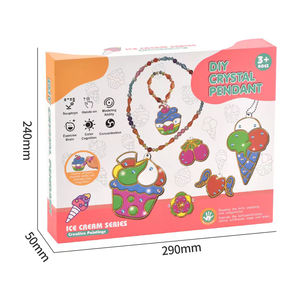 Handgemachte DIY Kristall Anhänger Fenster Kunst lustige Kind Zeichnung Spielzeug Dessert Perlen 3D Kleber Malerei Kit Set - Product Image 4