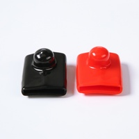 Cubierta protectora de barra de cobre de PVC personalizada (negro/rojo) tapa de aislamiento de batería resistente al calor impermeable para tapas de extremo de cable