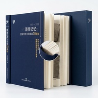 Carnet commémoratif de luxe personnalisé à dos rond, relié en tissu texturé, avec impression élégante sur couverture rigide