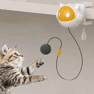 Nuevos Juguetes Interactivos para Gatos, Bolas Eléctricas para Gatos, Juguete para Mascotas, Bolas <span class=keywords><strong>de</strong></span> <span class=keywords><strong>Pelo</strong></span> Inteligentes que se Levantan y Bajan, <span class=keywords><strong>Bola</strong></span> Eléctrica para Gatos Autoentretenedora - Product Image 1