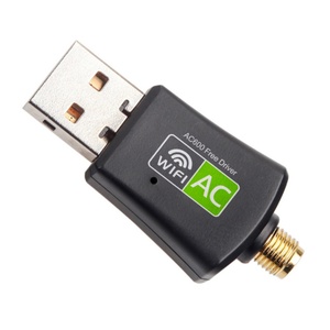 Cartes réseau sans fil USB double bande 5 GHz 2,4 GHz 600 Mbps, adaptateur WiFi pour ordinateur de bureau/ordinateur portable/PC, pilote gratuit - Product Image 3