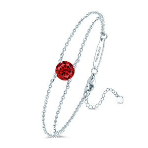 Changda S925 plata esterlina mejor amigo DIY circón cuentas pulsera Multi piedra preciosa ópalo turquesa Mossanite clásico para novia - Product Image 6