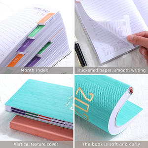 2023 diario índice cuaderno A5 de cuero de la PU diario <span class=keywords><strong>365</strong></span> diario planificador de negocios de Agenda Plan diario - Product Image 4