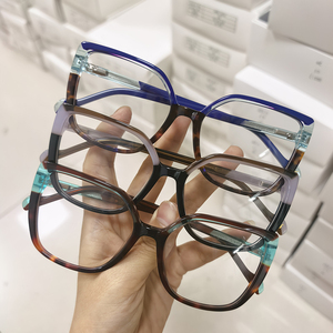 Liquidation <span class=keywords><strong>de</strong></span> stock : <span class=keywords><strong>Lunettes</strong></span> anti-lumière bleue œil <span class=keywords><strong>de</strong></span> chat tendance pour femmes, monture rétro oversize élégante - Product Image 2