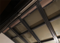 Véranda personnalisée Véranda Serre Lucarne Toit Fenêtre Vérin Maison en verre Solarium en aluminium Véranda