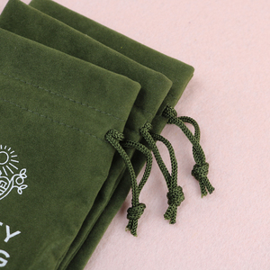 Factory Wholesale Soft Velvet Drawstring Bag Reusable Velour <b>Gift</b> Bag for Luxury Jewelry Packaging with Custom logo - Product Image 6