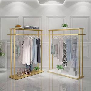 Muebles de boutique para <span class=keywords><strong>tienda</strong></span> de <span class=keywords><strong>ropa</strong></span>, estante de metal para <span class=keywords><strong>tienda</strong></span> de <span class=keywords><strong>ropa</strong></span>, estante de exhibición de <span class=keywords><strong>ropa</strong></span> <span class=keywords><strong>barato</strong></span> al por menor - Product Image 1