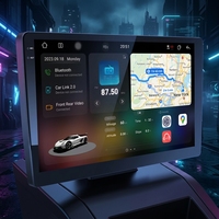 Autoradio Android 10 ultra-fin avec Carplay universel, écran OLED 9/10 pouces, 4+64 Go, 2K, BT 5.4, DSP, radio FM/AM/RDS et aide à la marche arrière