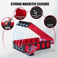 Boîte de rangement pour cartes à collectionner, Boîte de rangement Toploader, Boîte de rangement Toploader avec emballage imprimé, Étui de rangement multifonction en cuir pour cartes à collectionner