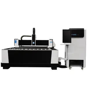 Mesin Pemotong Laser Serat Optik HH-HS2000, Alat Pemotong Lazer 1000W 2000W 3KW untuk Baja Tahan Karat