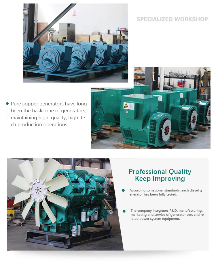 3 phase 24kw 30kva silent diesel generator 110V 220V 380V 50HZ 60HZ 4 cylinder water cooled low rpm generator