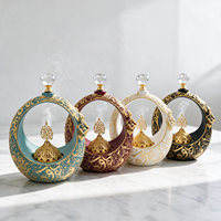 Pembakar Dupa Resin Kaligrafi Arab Berhias Berlian untuk Pernikahan Musim Gugur, Yoga & Meditasi di Rumah