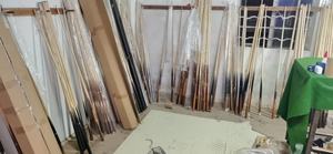 Taco <span class=keywords><strong>de</strong></span> <span class=keywords><strong>billar</strong></span> <span class=keywords><strong>de</strong></span> madera hecho a mano con <span class=keywords><strong>Mini</strong></span> extensión, 3/4 unidades - Product Image 3