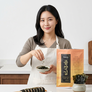 Haeupuip, Alga Nori Seca Saborizada y Tostada al Estilo Coreano, 25 g, Tipo Bolsa, Gopchang Gim Gyeonggi-do - Product Image 2