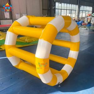 Piste de zorbing gonflable interactive (2,8x2m PVC) et deux boules de zorbing, jeu commercial pour le plaisir, pour 5 à 10 passagers - Product Image 6