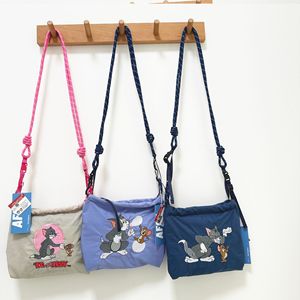 Borsa a Tracolla AFGH Warner Ufficialmente Autorizzata, Alta Qualità, Chiusura con Cerniera in Nylon, Ricamo - Product Image 2