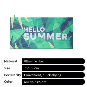 Serviette de plage légère et de haute qualité pour femme, double face en microfibre épaisse, protection solaire – Grande Vente - Product Image 5