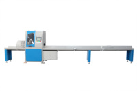 Coupe-scierie à coupe croisée à optimisation automatique pour le bois/Machine de découpe transversale de haute précision pour le dessous du revêtement de sol