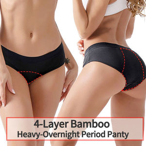 <span class=keywords><strong>Protection</strong></span> complète des femmes 4 couches culotte <span class=keywords><strong>menstruelle</strong></span> culotte <span class=keywords><strong>menstruelle</strong></span> sous-vêtement d'incontinence <span class=keywords><strong>lavable</strong></span> sous-vêtement fonctionnel - Product Image 3