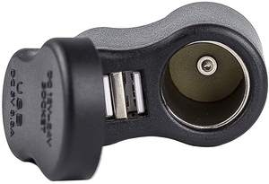 Adaptateur allume-cigare 12V avec prise Din Hella vers double <span class=keywords><strong>chargeur</strong></span> USB 3.1A pour <span class=keywords><strong>moto</strong></span> <span class=keywords><strong>BMW</strong></span>, téléphone, iPhone, GPS, système de navigation - Product Image 3