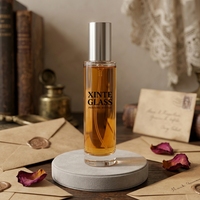 Mini flacons de parfum en verre 30 ml, cylindres transparents avec bouchon en bois, conteneurs de voyage pour parfum, emballage personnalisé, flacon cosmétique