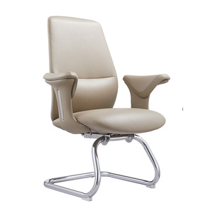 Sillas de Oficina Ejecutivas Giratorias de Cuero Genuino, Diseño Estilo Francés, Muebles de Oficina Comerciales - Product Image 3