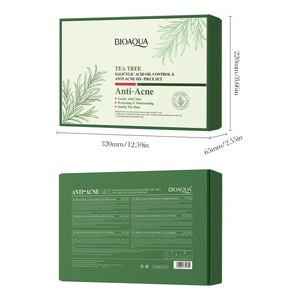 ชุดผลิตภัณฑ์ดูแลผิวหน้า BIOAQUA ทีทรี ซาลิไซลิก แอซิด ลด<span class=keywords><strong>สิว</strong></span> 6 ชิ้น ประกอบด้วย คลีนเซอร์ โทนเนอร์ โลชั่น เซรั่ม ครีมบำรุงผิวหน้า และครีมบำรุงรอบดวงตา ขนาด 100 กรัม 120 มล. - Product Image 4