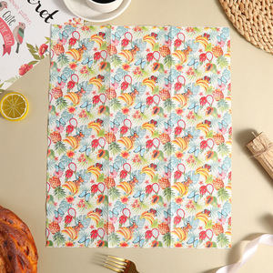 Fruit And Animal Print Paper Napkins 330mm X 400mm For Themed Parties - Product Image 3