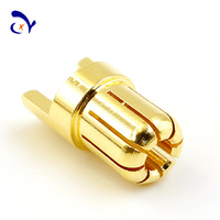 Fiche banane Amass GC6010-M/F-6.0mm Cuivre pur plaqué or-Spécial pour les modèles réduits d'avion Moteur et ESC