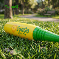 Ensemble de bâton et balle de baseball en plastique pour enfants YumuQ personnalisé avec tee de baseball |   Batte d'entraînement intérieure/extérieure de 30 pouces pour les tout-petits