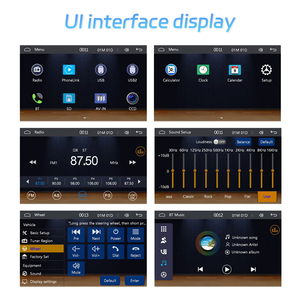 Radio para Auto Podofo de 4'' 1 Din con Carplay y Android Auto, BT, FM, USB, Carga Rápida, Reproductor MP5, Autoradio, ODM, OEM - Product Image 4