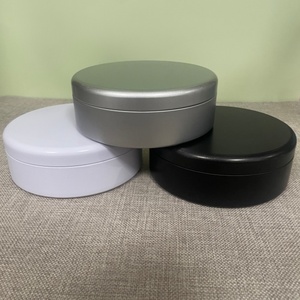 Caja Redonda Blanca de Hojalata, 2 Unidades, Latas de Metal para Alimentos, Pan, Pasteles, Dulces, Chocolate, Gelatina, Piruletas, Frutos Secos, Nueces, Bocadillos - Product Image 3