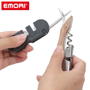 Aiguiseur de couteau pliable portable en acier tungstène durable pour l'extérieur avec tige de polissage en céramique - Product Image 5