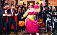 MXoSUM Costume gonflable amusant en polyester pour femme, danseuse du ventre, princesse, cosplay d'Halloween pour adultes