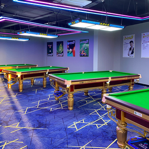Meilleures ventes : Tables de billard avec tissu en cuir, design moderne, plateau en <span class=keywords><strong>ardoise</strong></span> <span class=keywords><strong>pour</strong></span> <span class=keywords><strong>craie</strong></span> de billard et bâton de ping-pong - Product Image 5