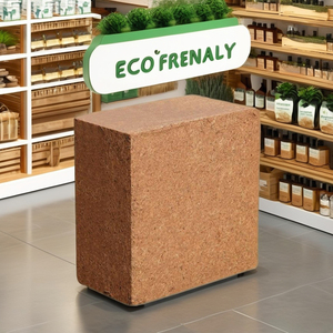 100% Natural Coco <b>Peat</b> Coconut Coir Block Eco-Friendly High Water Retention Biodegradable 5kg Tamil Nadu Garden - Product Image 1