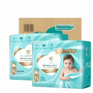 For Anti Leak Cotton <strong>Diapers</strong> with Air Breathable Design for Baby up to 10 Hours Dry Comfort and Skin Protection 22-32 Lbs - Product Image 4
