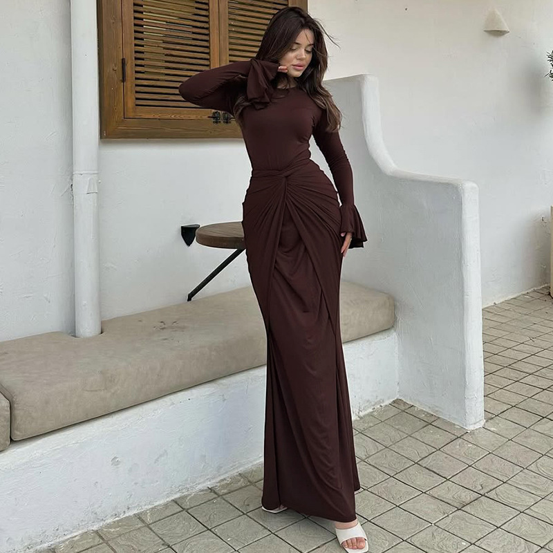 Chic Styles and Comfort in long korean dresses for Trendy Women
