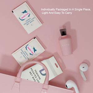 Lingettes 100 coton, biodégradables, sans étiquette, pour vagin, produits de soins intimes, jetables dans les toilettes, personnalisés, sensible à l'eau, hygiène féminine - Product Image 3