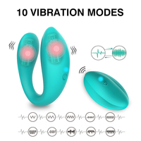 WINYI Sex Store Vibrateur portable 10 vitesses Double stimulation Contrôle sans fil Jouets sexuels Point G Vibrateurs portables pour couples