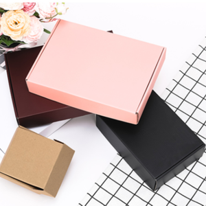 Recycle Paper Printing Packaging Customised Colored Mailer Pink Boxes With Good Quality